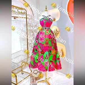 Sexy Floral halter Maxi Dress Fashion Dress Womens Clothing